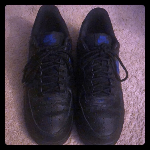 AF1 black blue - Picture 1 of 4